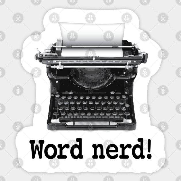 Word Nerd Sticker by Buffyandrews